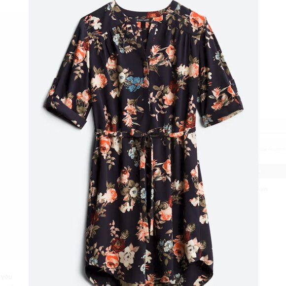 41 Hawthorn - 'Jimena' - Shirt Dress Size LP -  Very Autumnal and Comfy! - Picture 1 of 8